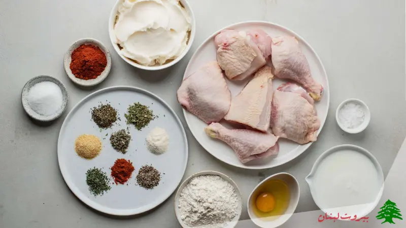 مواد لازم برای تهیه کنتاکی