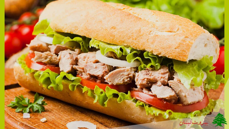 ساندویچ مرغ گریل شده