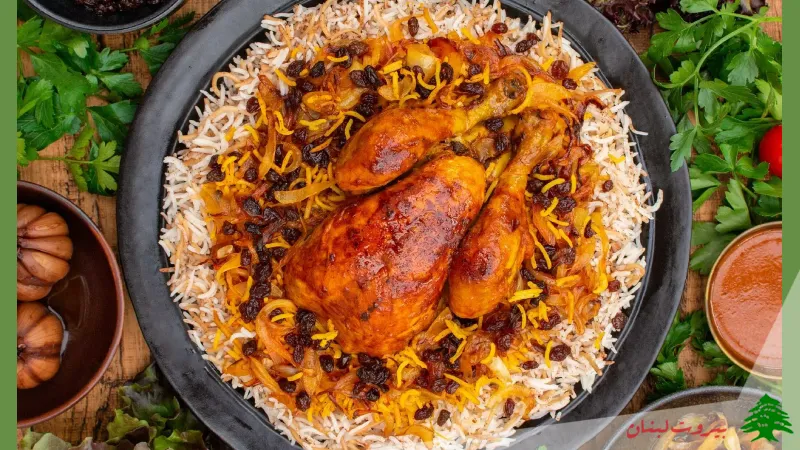زرشک پلو با مرغ برای 4 نفر