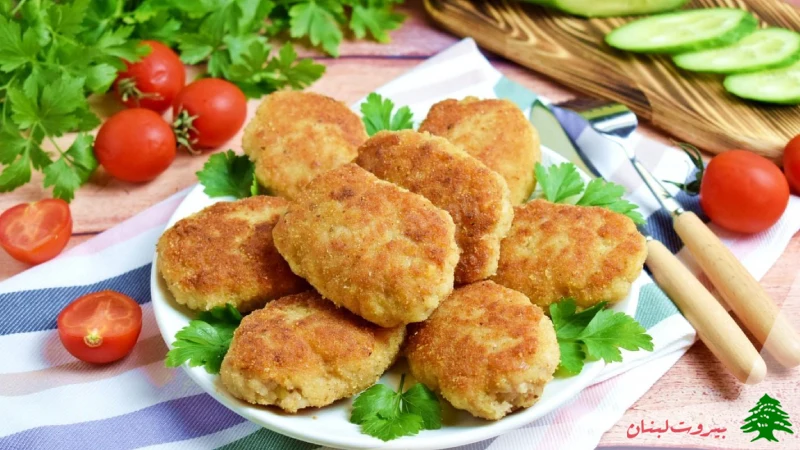 کتلت مرغ با گوجه و سبزی غذای نونی