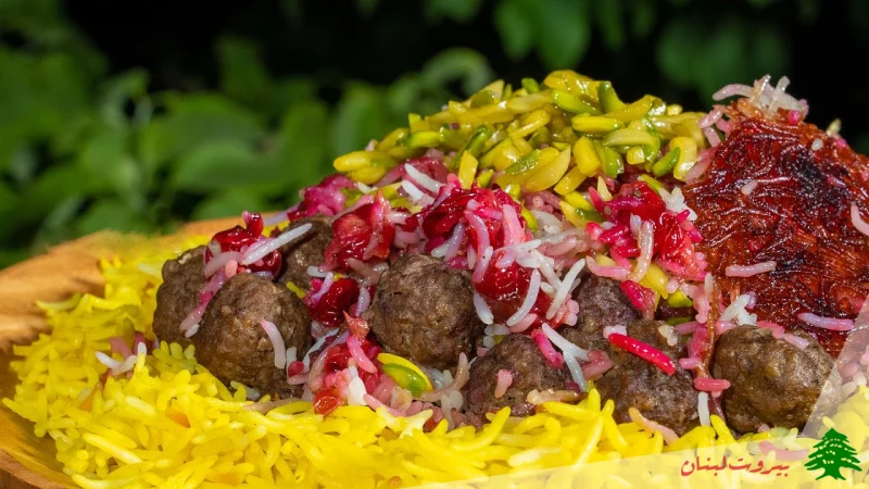 طرز تهیه آلبالو پلو با گوشت چرخ کرده و مرغ