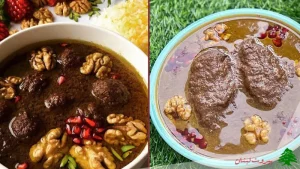 طرز تهیه فسنجان با گوشت و مرغ