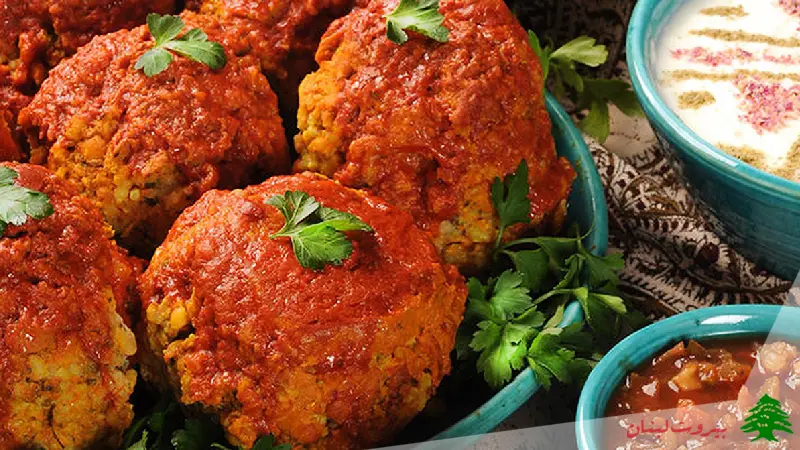 کوفته تبریزی یک غذای نونی با گوشت