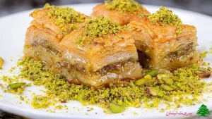 مراحل طرز تهیه باقلوا لبنانی