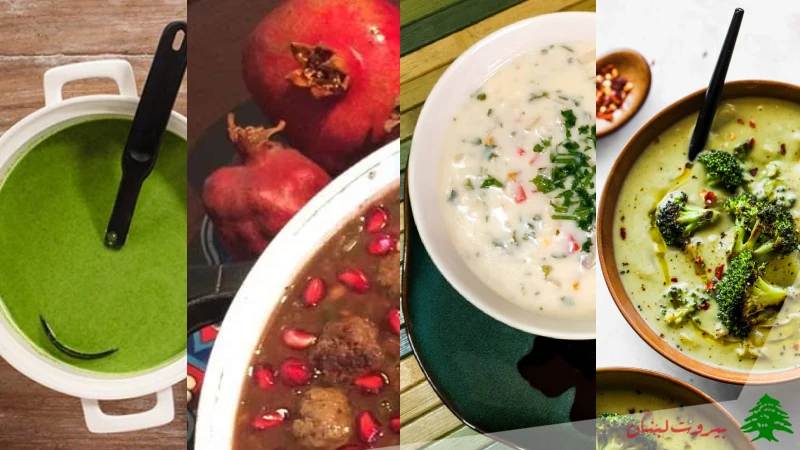 انواع سوپ برای شام