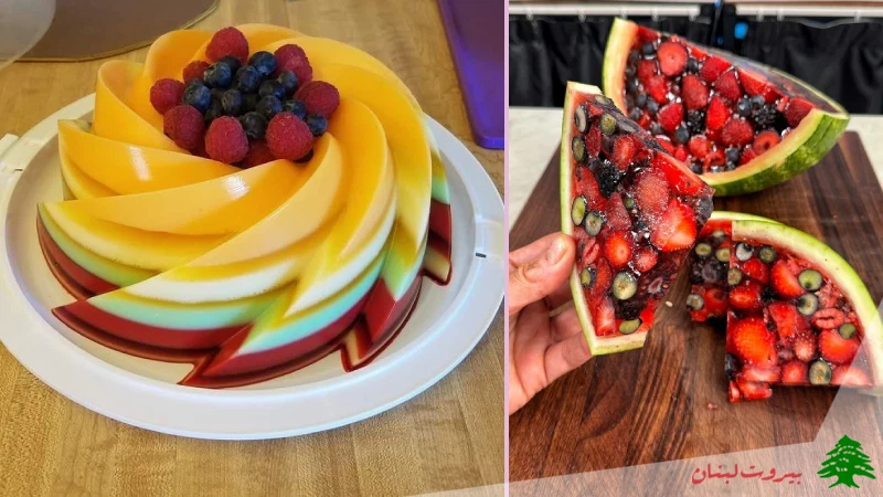 عکس ژله شب یلدا ژله مجلسی زیبا