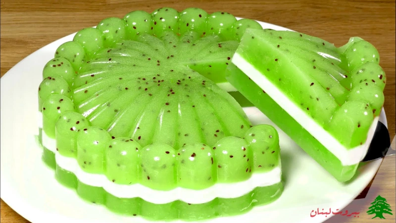 ژله کیوی گرد