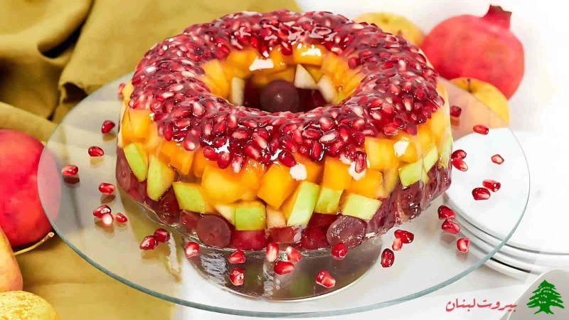 ژله اناری و آناناسی