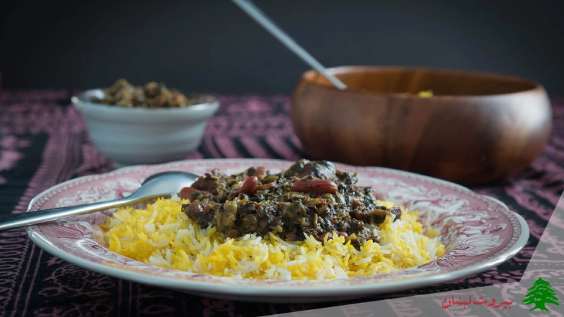 سفره سحر خورشت قورمه سبزی