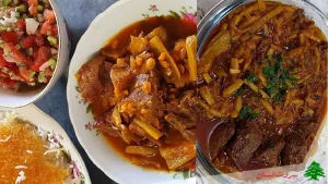 خورشت کنگر با گوشت