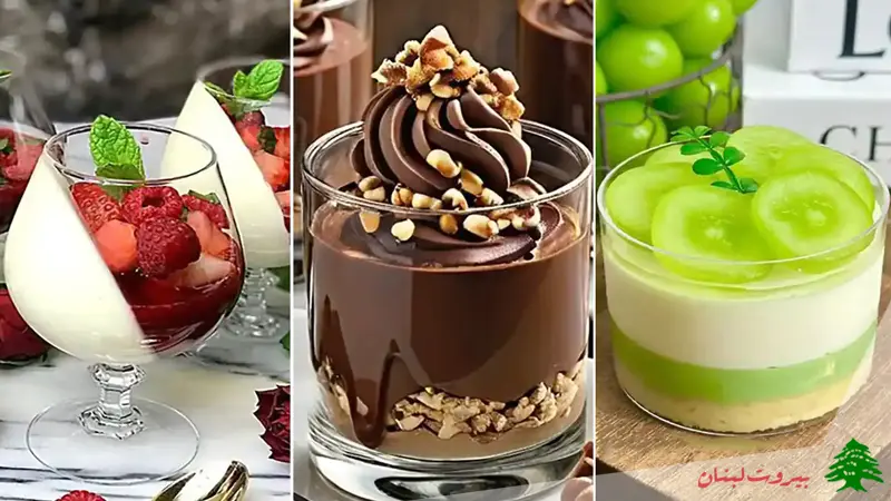 انواع دسر و پیش غذا برای مهمانی