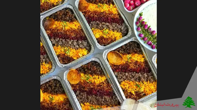 عدس پلو با گوشت