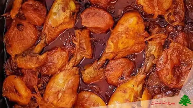 خورشت مرغ و آلو از انواع خورشت با مرغ