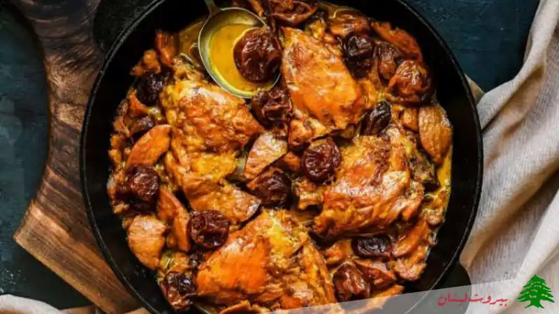 خورشت به قورمه با رب انار و مرغ