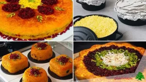 طرز تهیه ته چین مرغ قالبی مجلسی