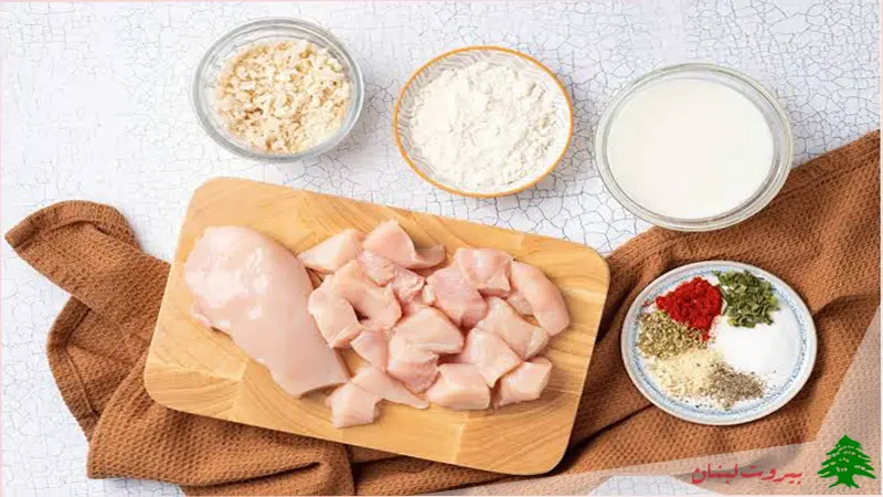 مواد اولیه پاپ کورن مرغ