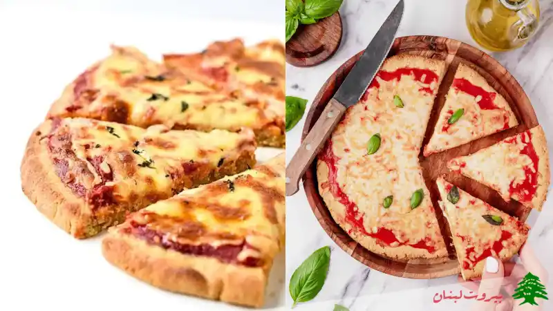 پیتزا رژیمی بادام