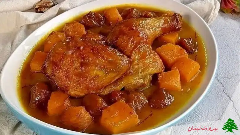طرز تهیه خورشت کدو حلوایی با مرغ