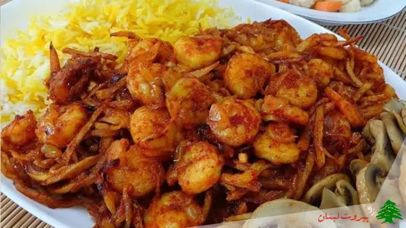 دو پیاز میگو