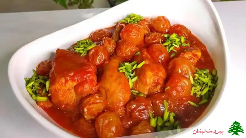مرغ خورشت مرغ و آلو را بپزید